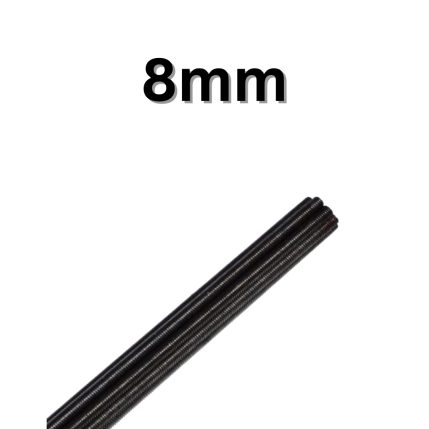THREADED ROD – 8mm BLACK